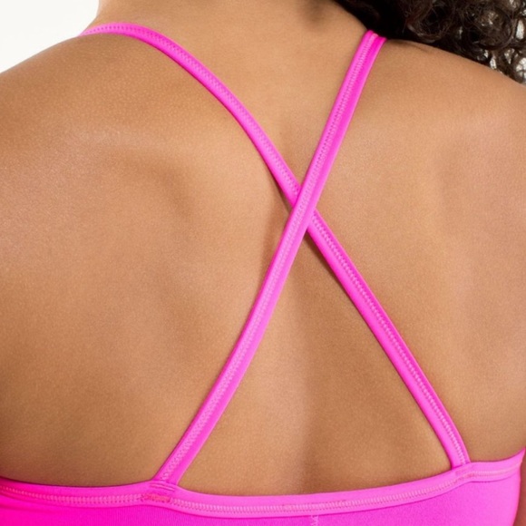 EUC Lululemon Fuchsia Limited Edition Atma Tank Top size 6 - Picture 4 of 5